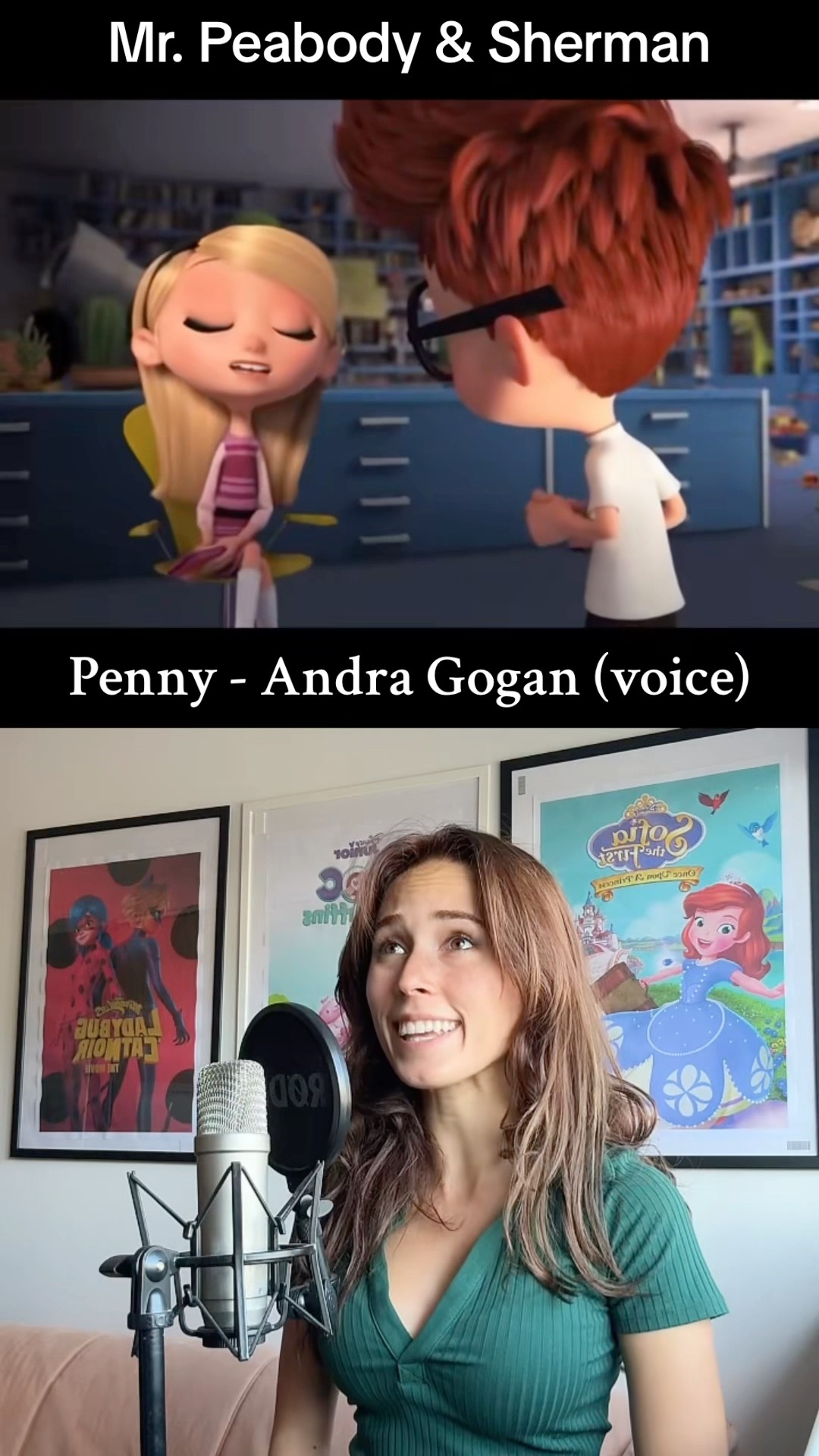 I am the voice of Penny from Mr. Peabody and Sherman ? #VoiceActor #Romanian #Acting